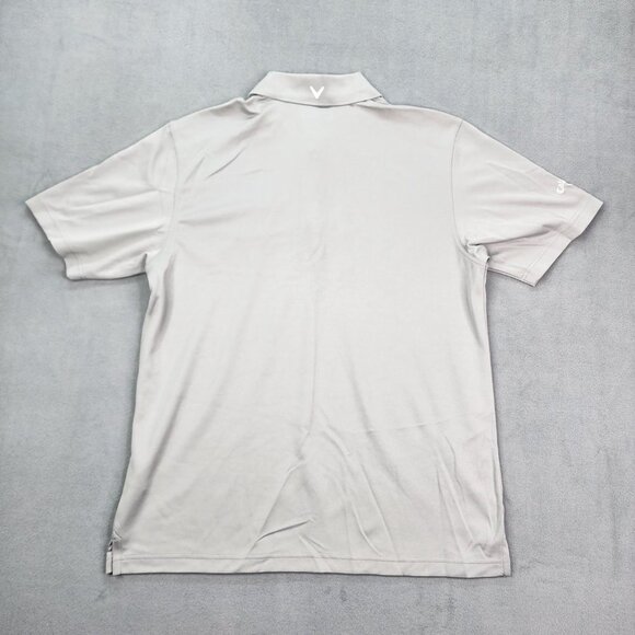 Callaway Polo Golf Shirt Men's Size Large Gray Short Sleeve Top - Picture 11 of 11